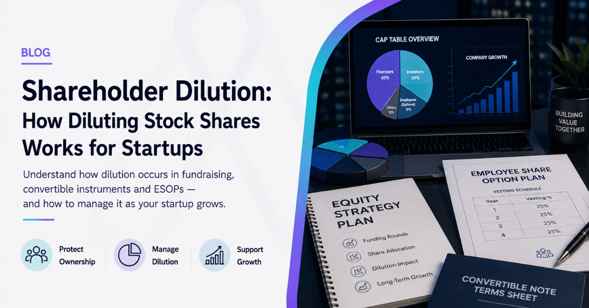 Shareholder Dilution: How Diluting Stock Shares Works for Startups