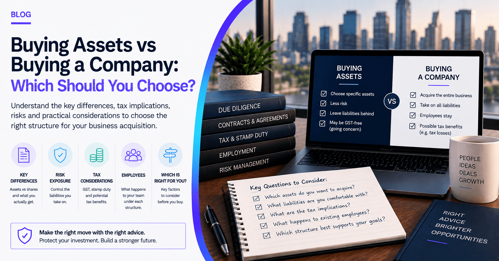Buying Assets vs Buying a Company: Which Should You Choose?