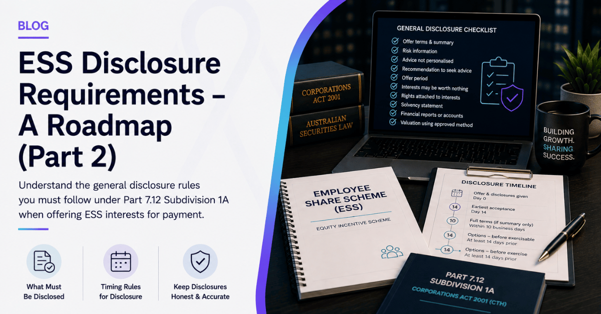 ESS Disclosure Requirements – A Roadmap (Part 2 – General Disclosure Requirements)