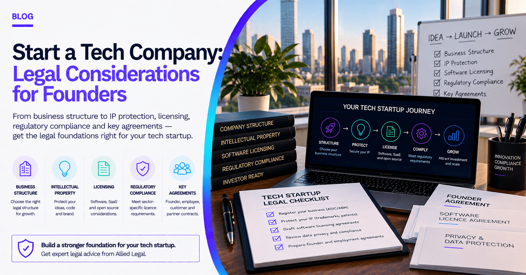 Start a Tech Company: Legal Considerations for Founders