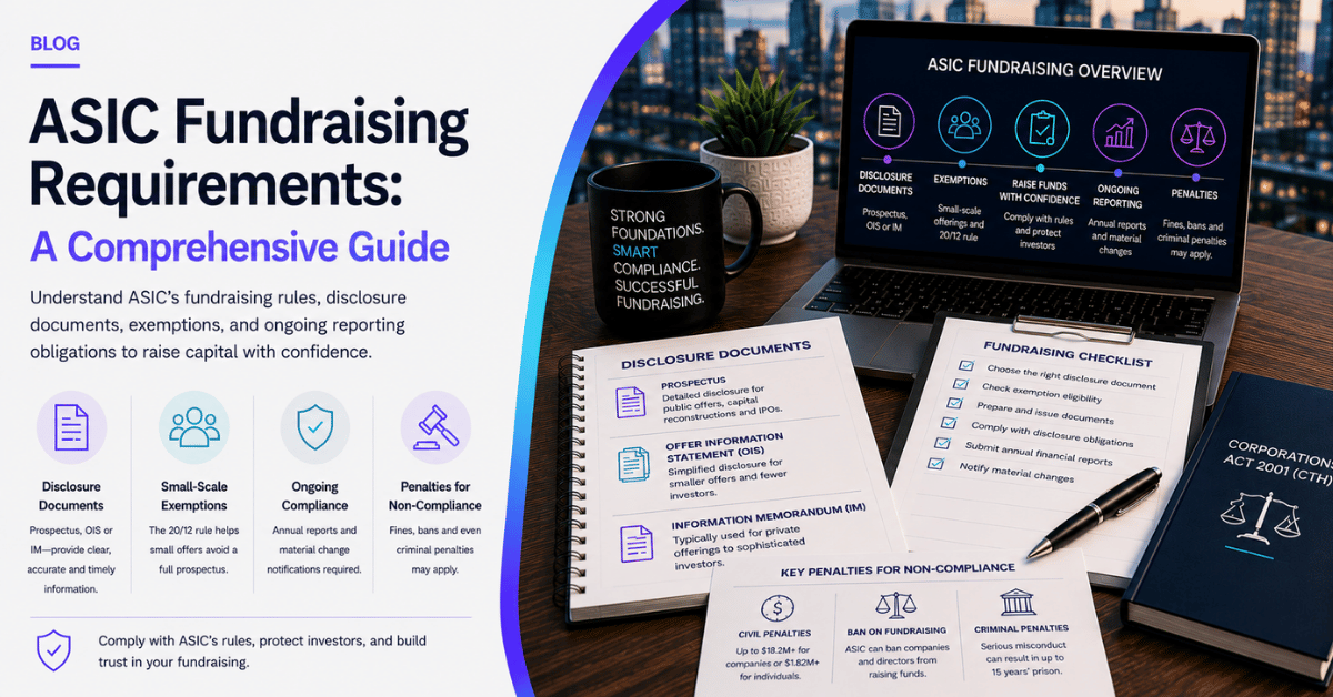 ASIC Fundraising Requirements: A Comprehensive Guide