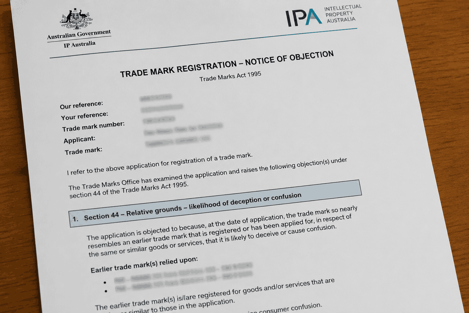 What to Do if Your Trade Mark Is Rejected in Australia
