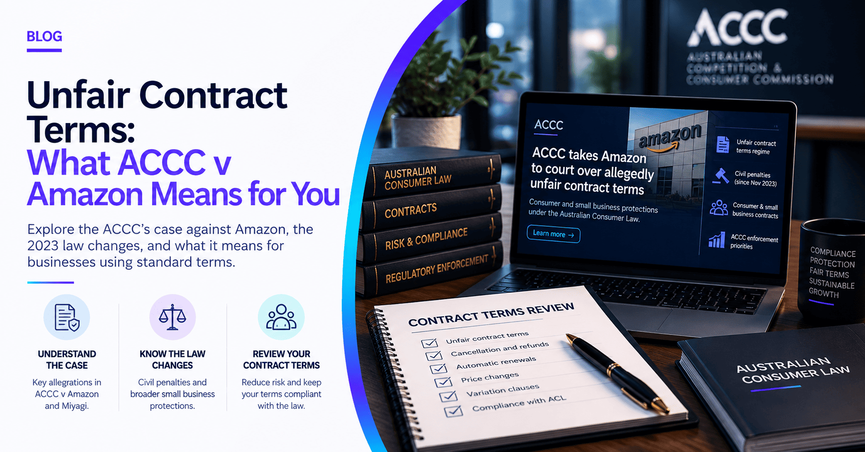 Unfair Contract Terms: What ACCC v Amazon Means for You